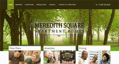 Desktop Screenshot of meredithsquareapartments.com